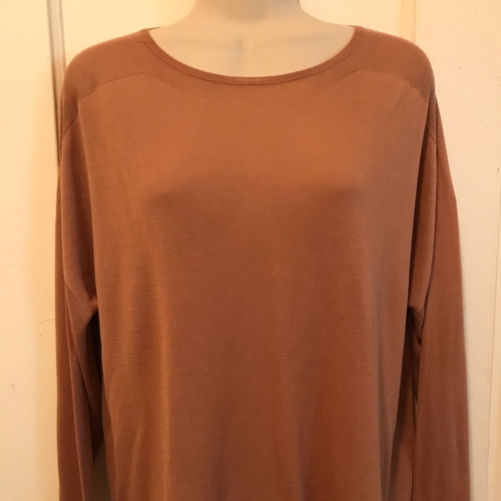 Eileen Fisher cropped Tencel sweater